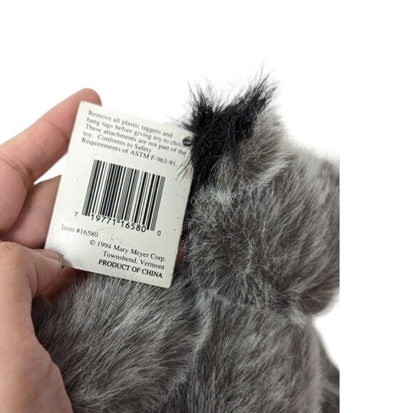 Vintage Mary Meyer Owl Oliver Twist Realistic Grey Owl Plush Stuffed Animal Toy - Picture 6 of 7